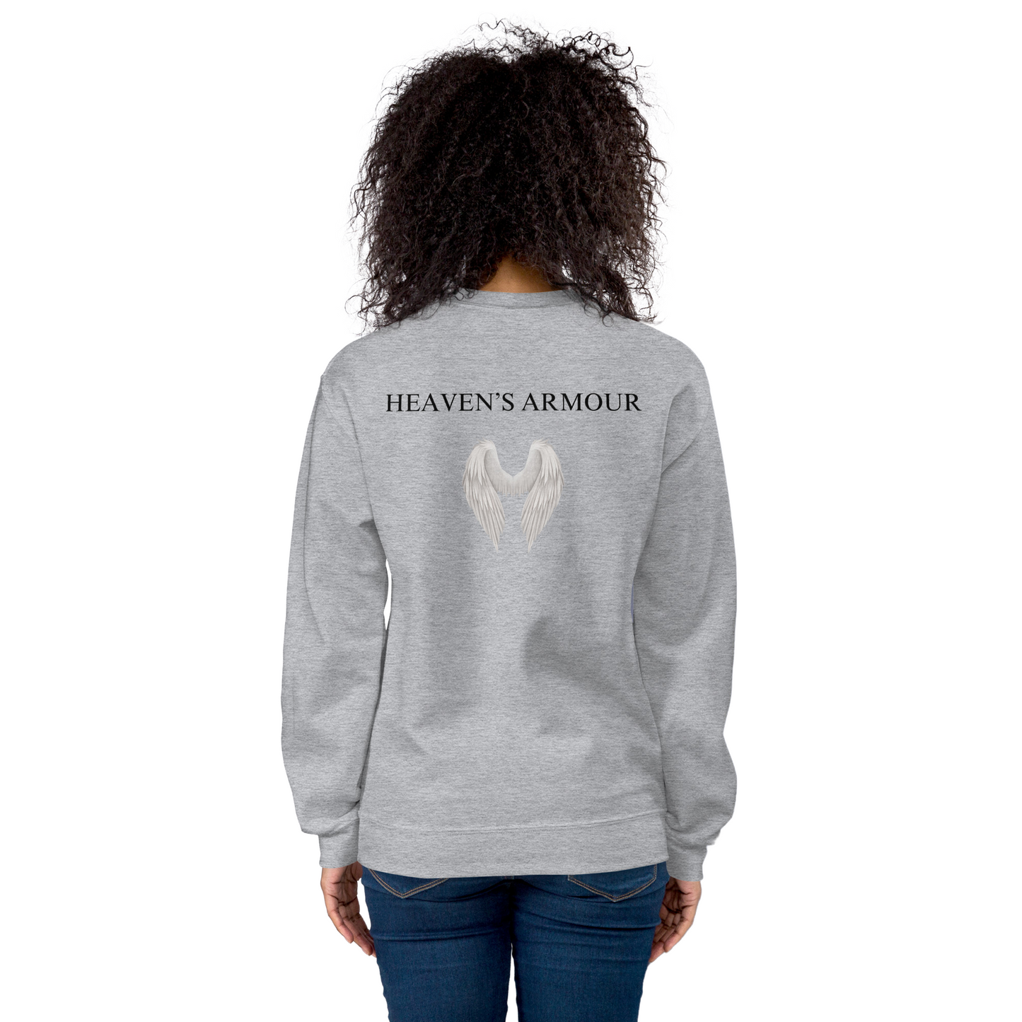 Alignment 222 Heaven's Armour Unisex Sweatshirt Gray