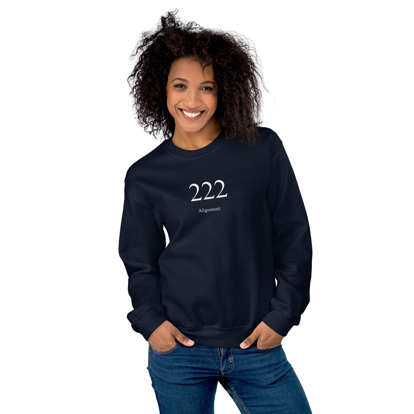 Alignment 222 Heaven's Armour Unisex Sweatshirt Navy