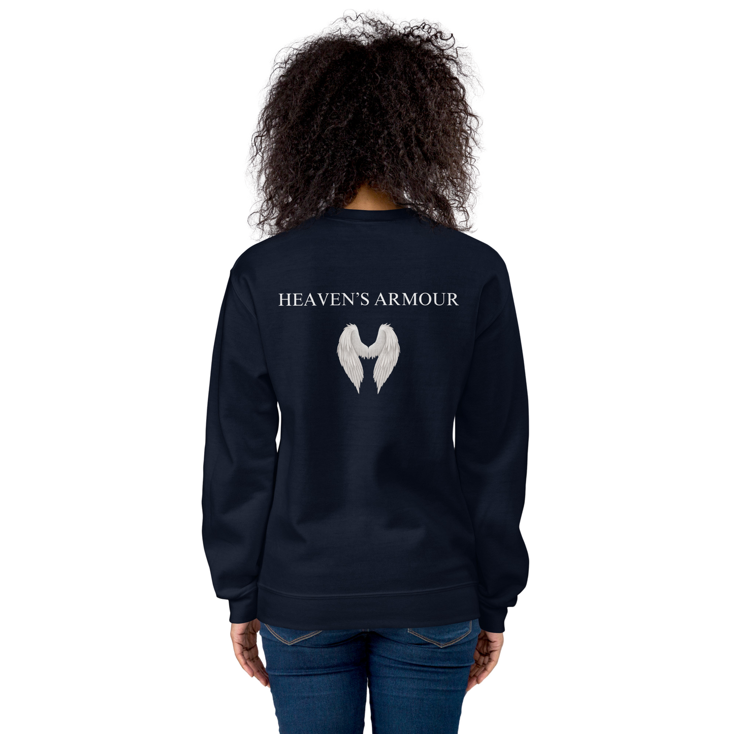 Alignment 222 Heaven's Armour Unisex Sweatshirt Navy