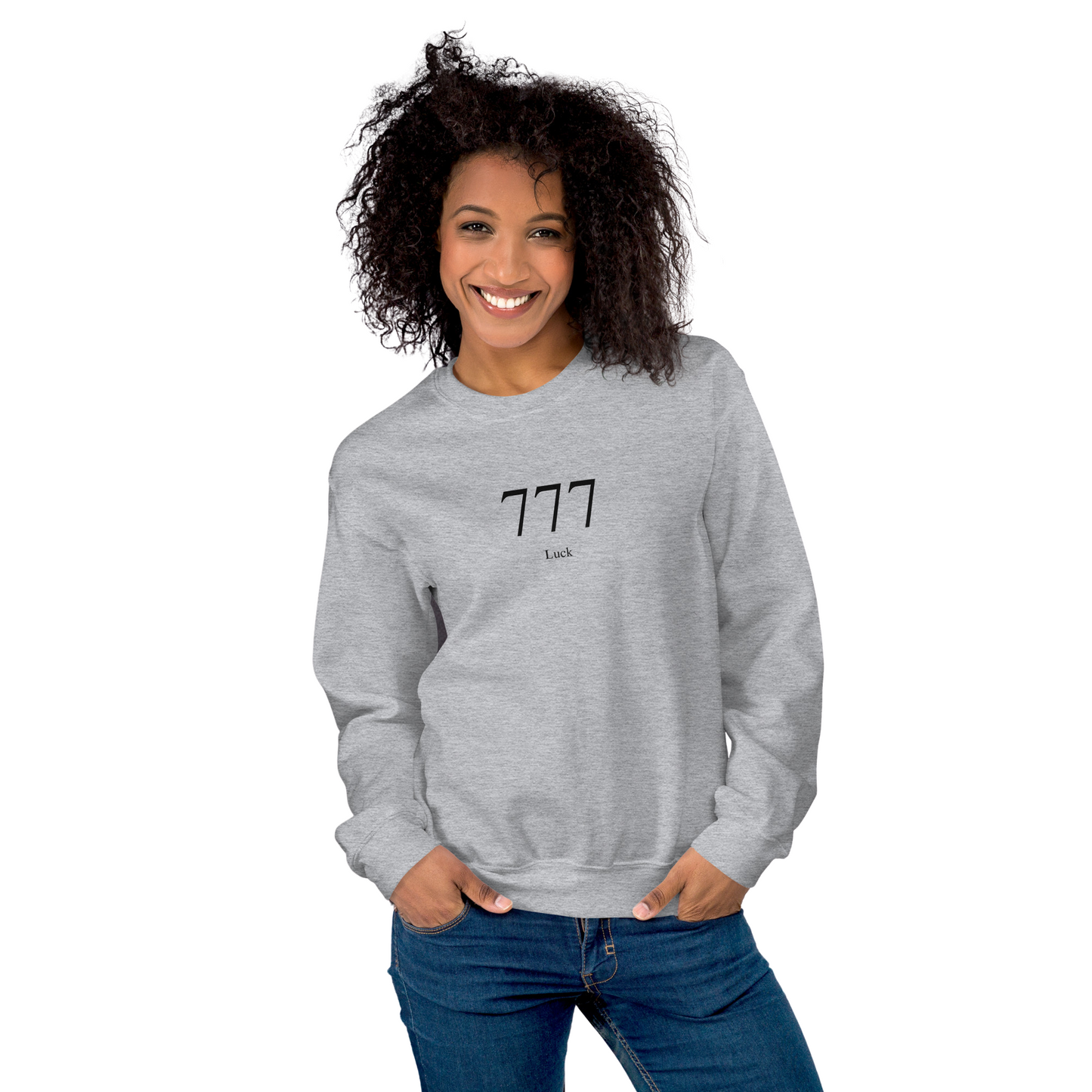 Lucky 777 Heaven's Armour Unisex Sweatshirt Gray