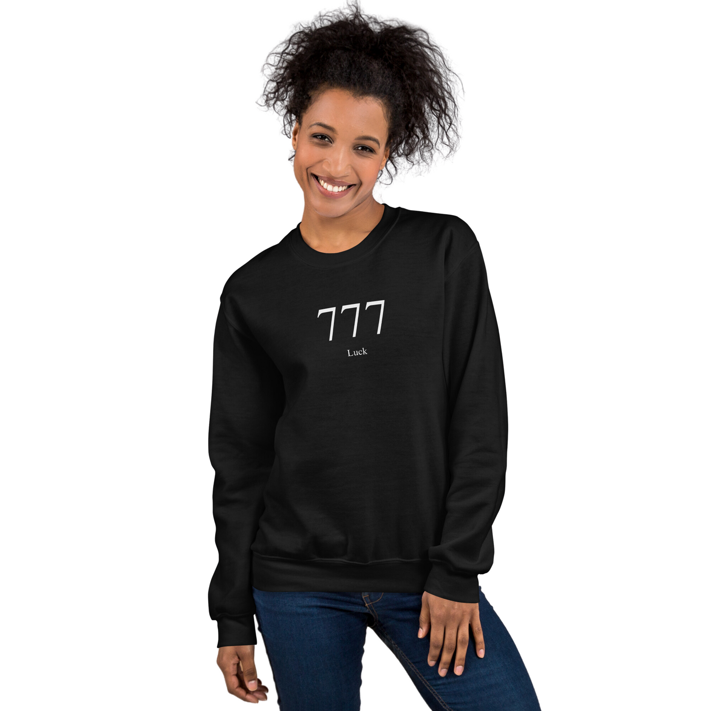 Lucky 777 Heaven's Armour Unisex Sweatshirt Black