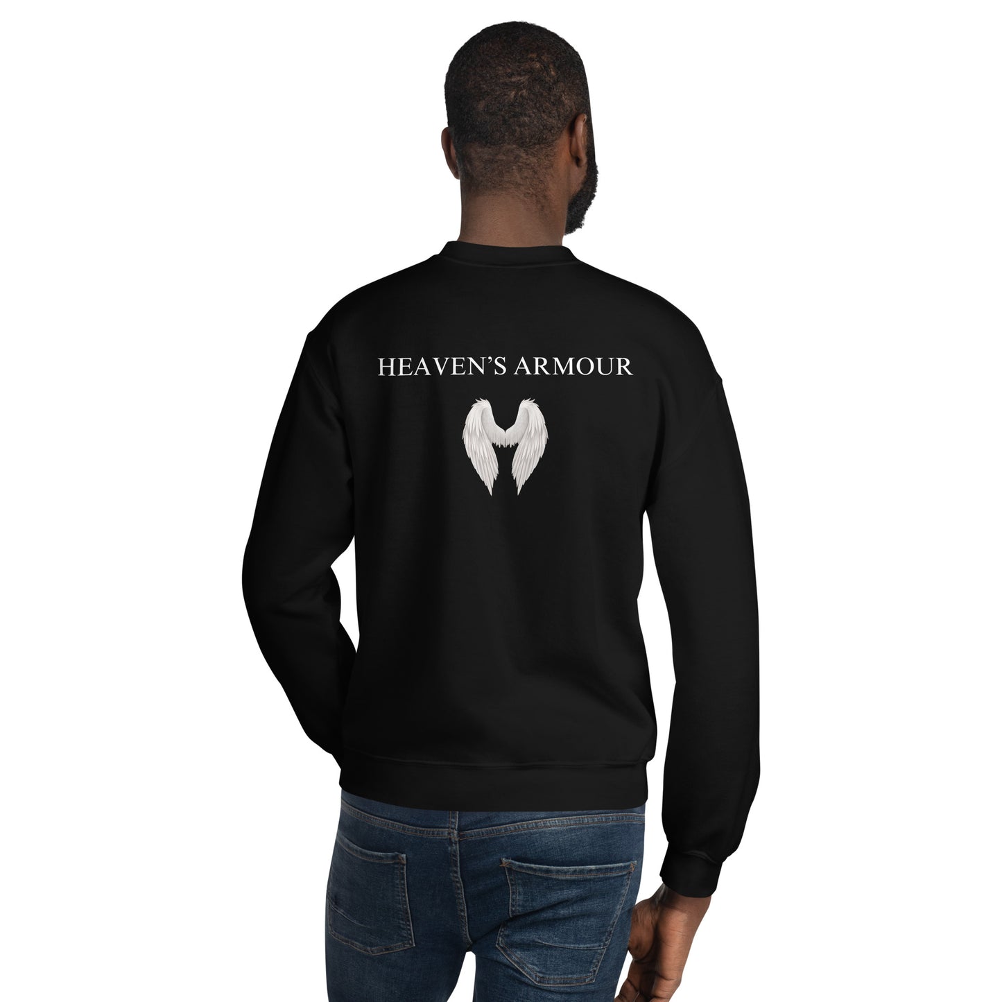 Lucky 777 Heaven's Armour Unisex Sweatshirt Black
