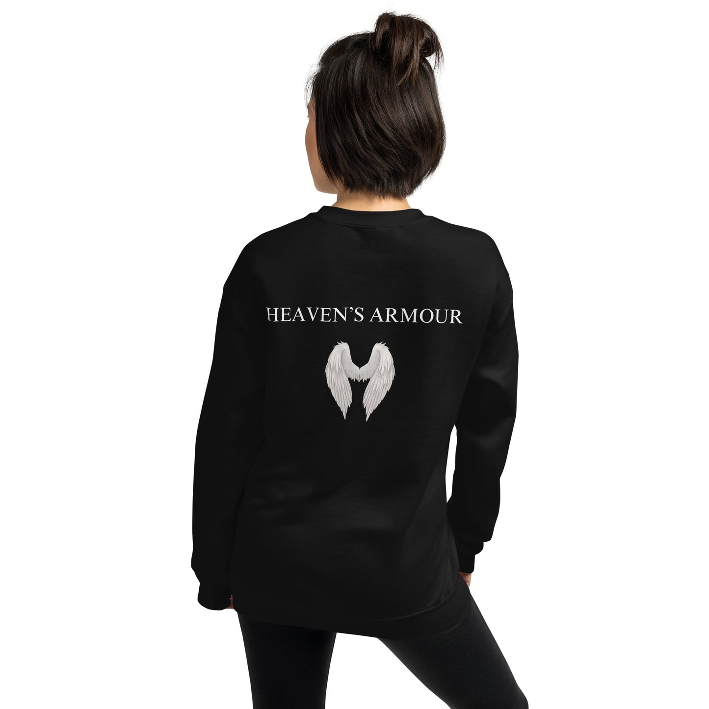 Alignment 222 Heaven's Armour Unisex Sweatshirt Black
