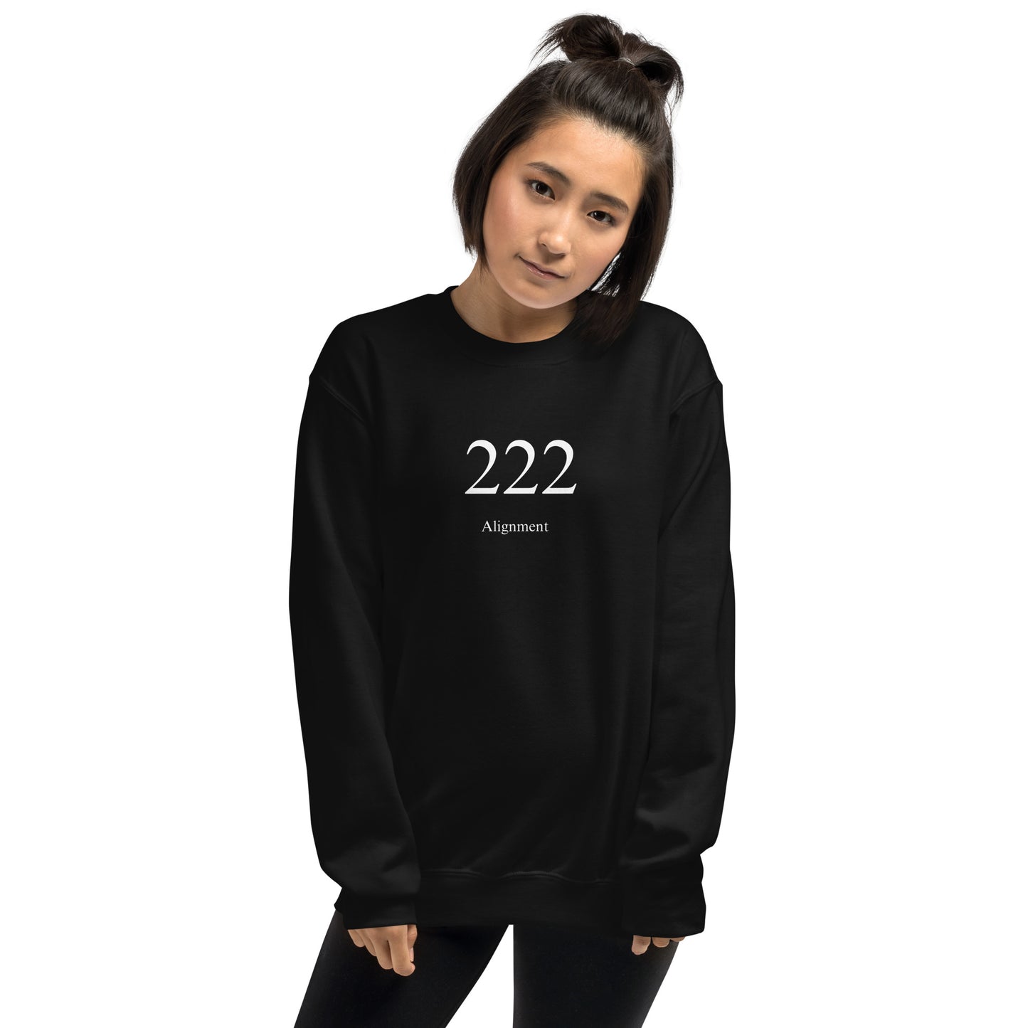 Alignment 222 Heaven's Armour Unisex Sweatshirt Black