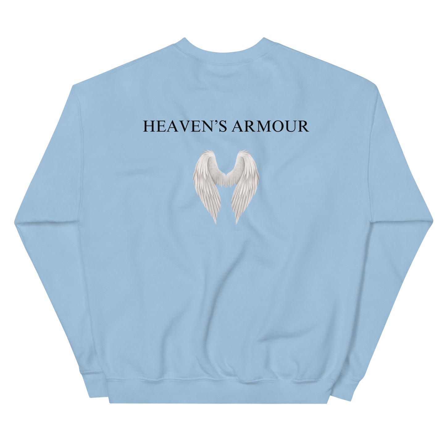 Alignment 222 Heaven's Armour Unisex Sweatshirt Light Blue
