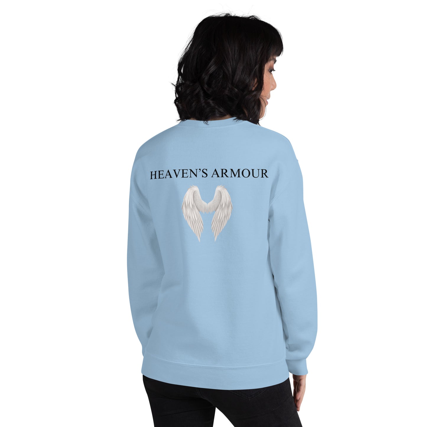 Protection 444 Heaven's Armour Unisex Sweatshirt Light Blue