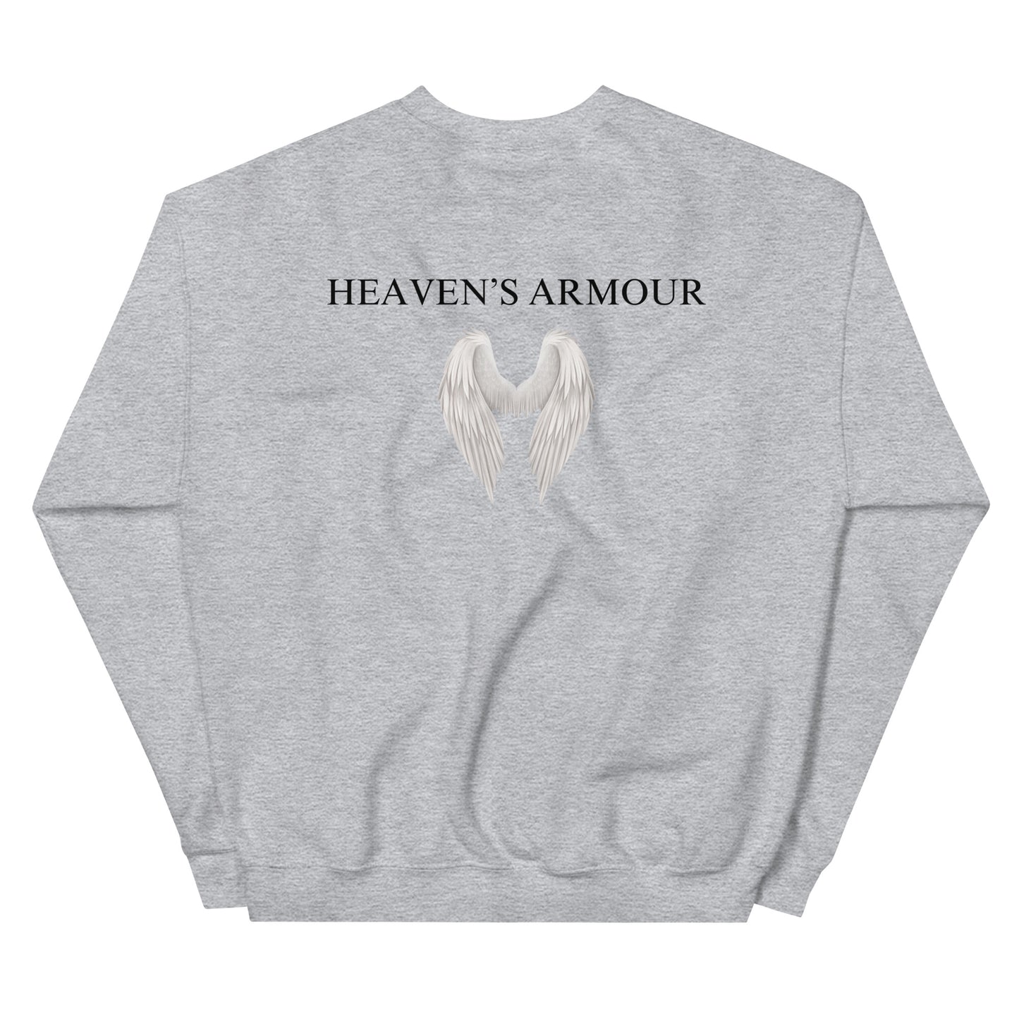 Protection 444 Heaven's Armour Unisex Sweatshirt Gray
