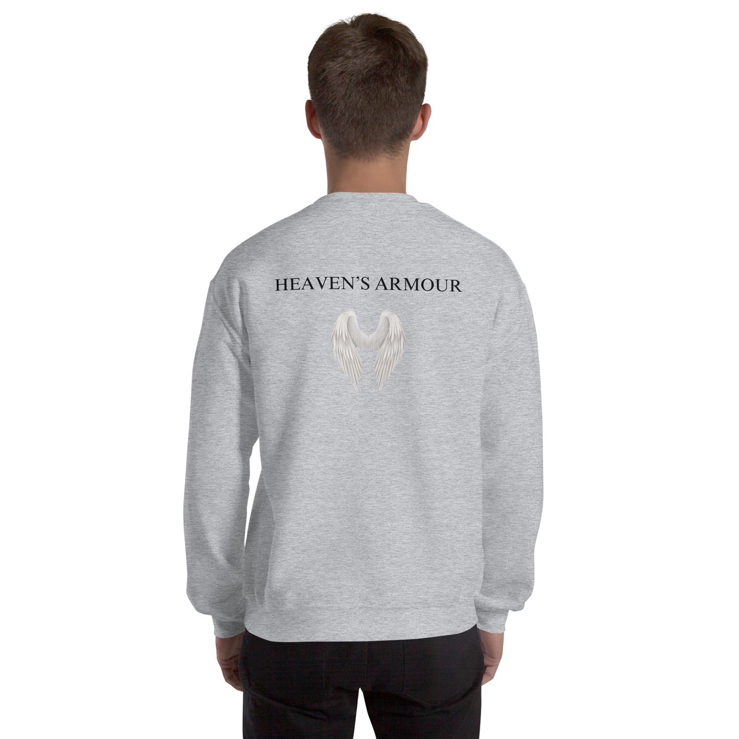 Lucky 777 Heaven's Armour Unisex Sweatshirt Gray
