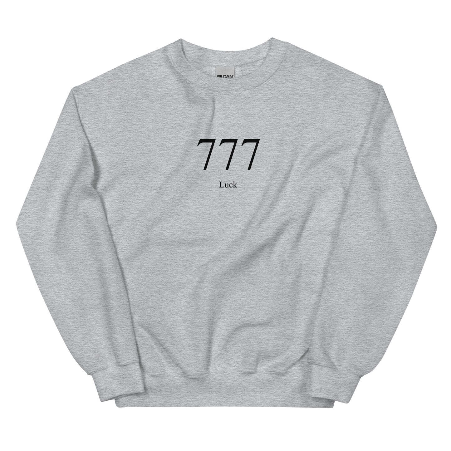 Lucky 777 Heaven's Armour Unisex Sweatshirt Gray