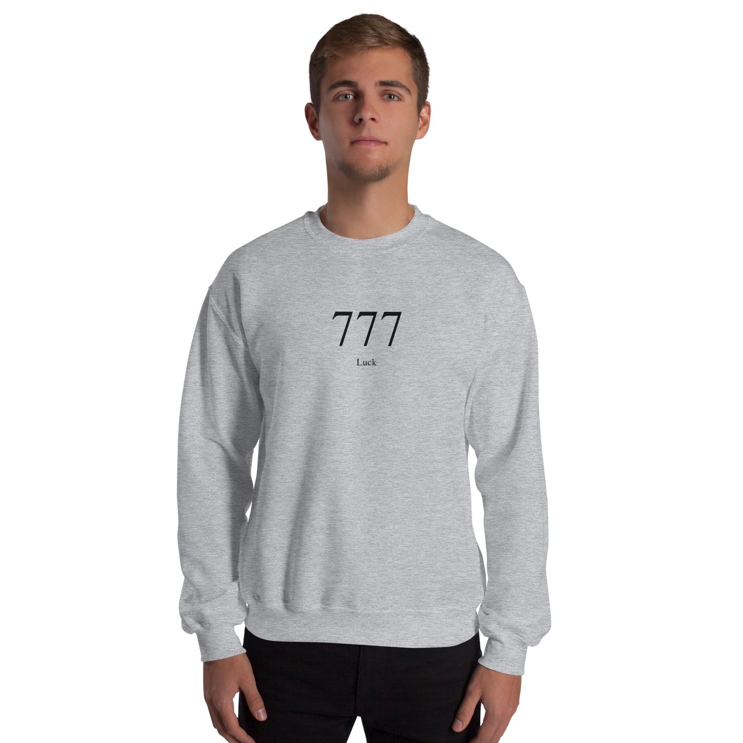 Lucky 777 Heaven's Armour Unisex Sweatshirt Gray