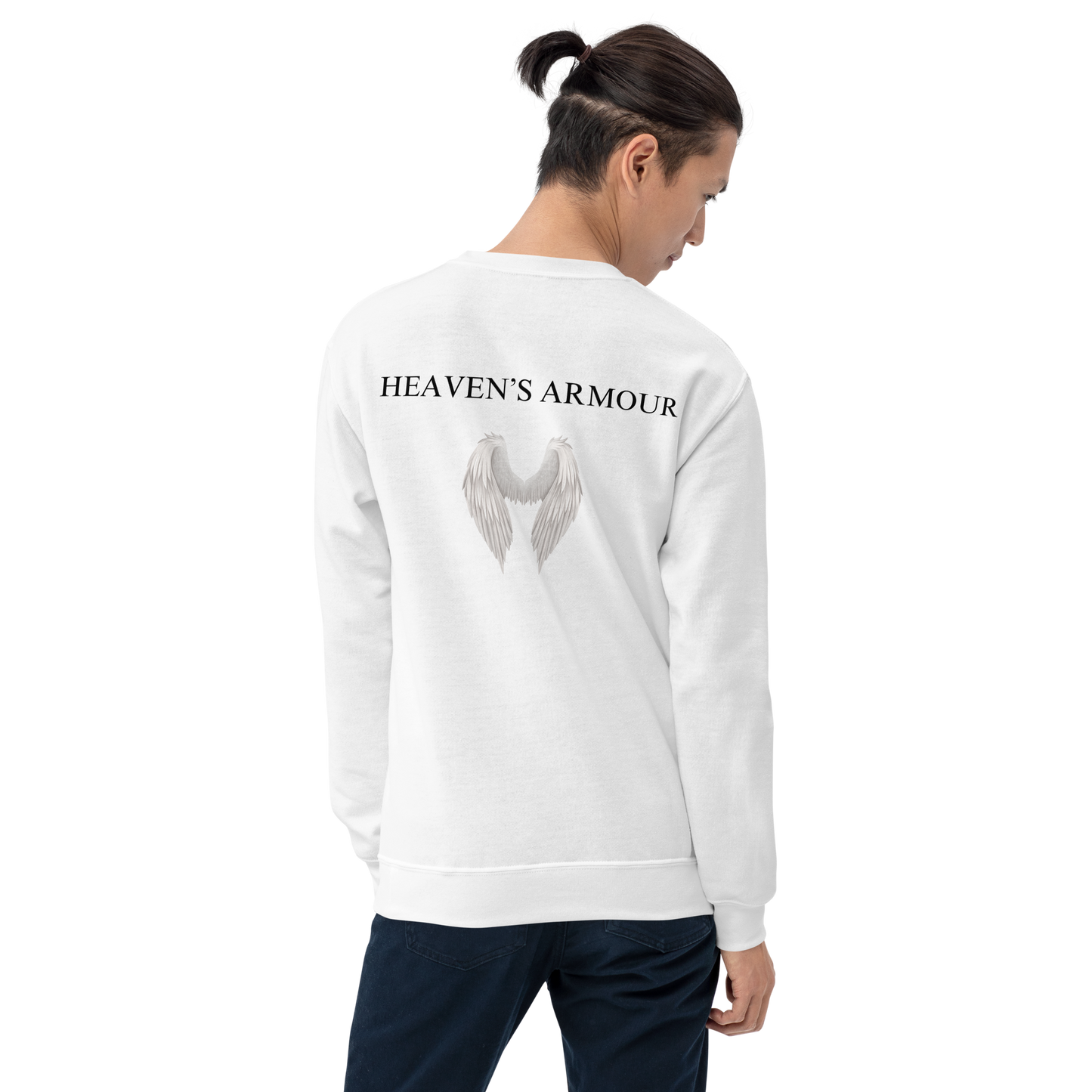 Alignment 222 Heaven's Armour Unisex Sweatshirt White