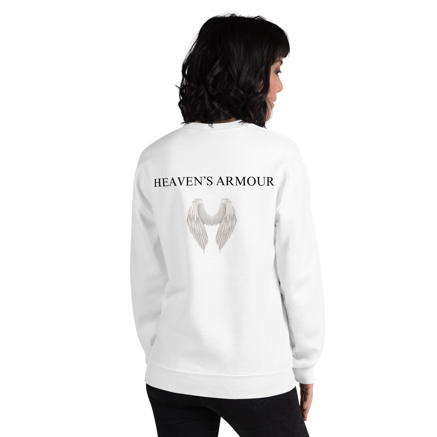 Lucky 777 Heaven's Armour Unisex Sweatshirt White