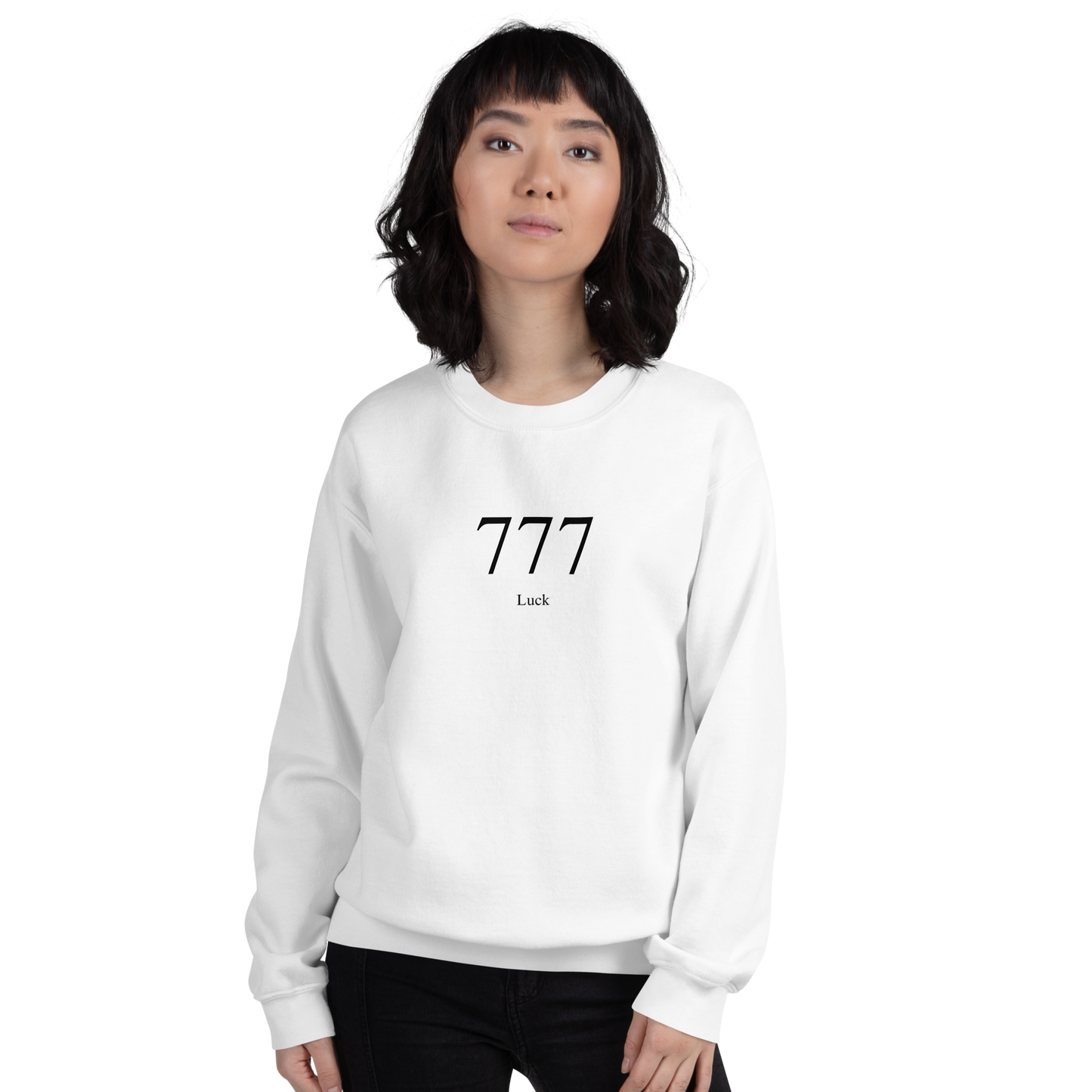 Lucky 777 Heaven's Armour Unisex Sweatshirt White