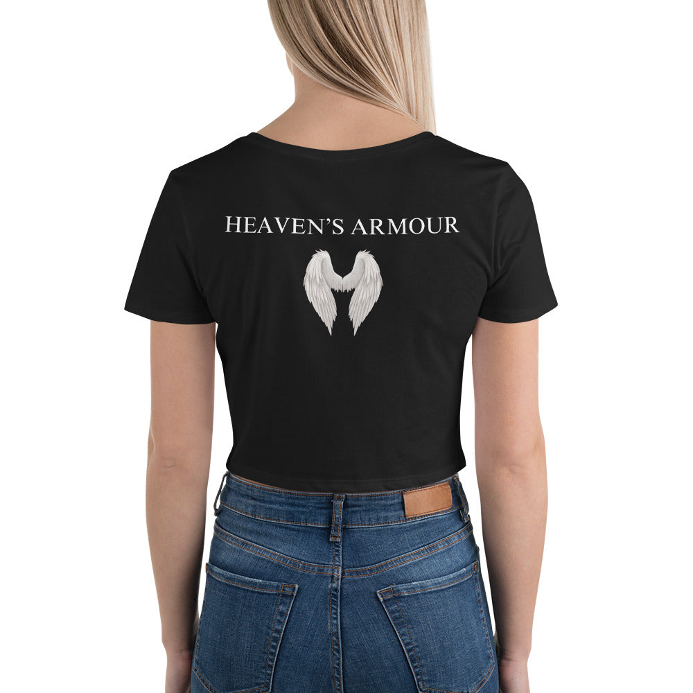 Protection 444 Heaven's Armour Crop Top Tee Black