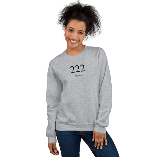 Alignment 222 Heaven's Armour Unisex Sweatshirt Gray
