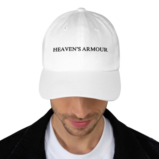 Alignment 222 Heaven's Armour Dad Hat White