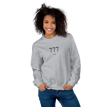 Lucky 777 Heaven's Armour Unisex Sweatshirt Gray