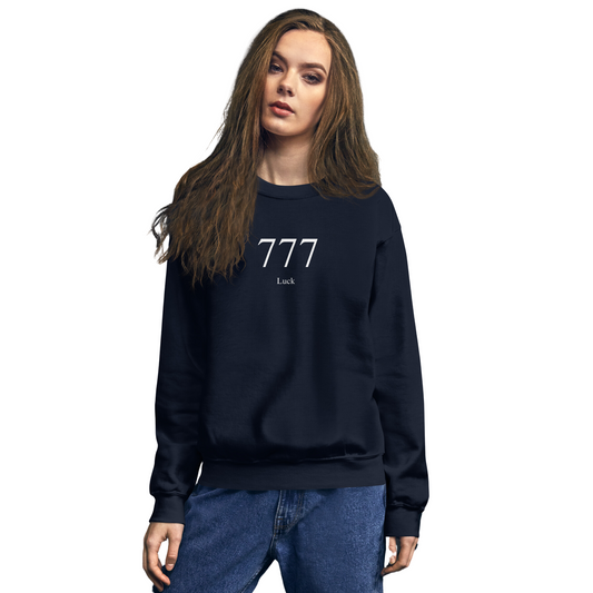 Lucky 777 Heaven's Armour Unisex Sweatshirt Navy