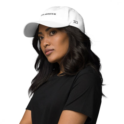 Alignment 222 Heaven's Armour Dad Hat White