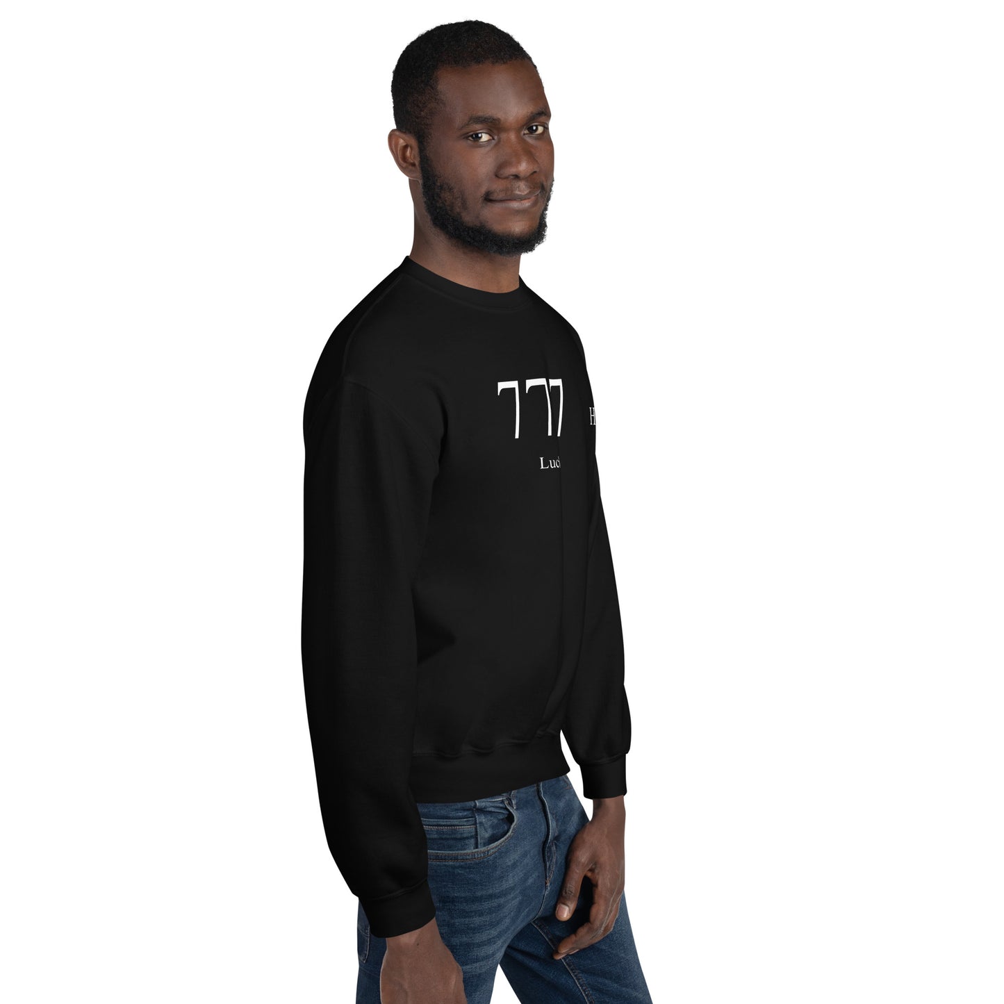 Lucky 777 Heaven's Armour Unisex Sweatshirt Black