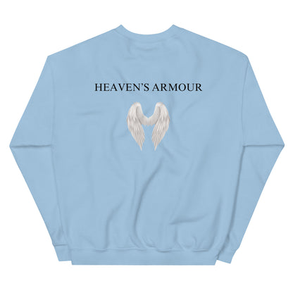 Lucky 777 Heaven's Armour Unisex Sweatshirt Light Blue