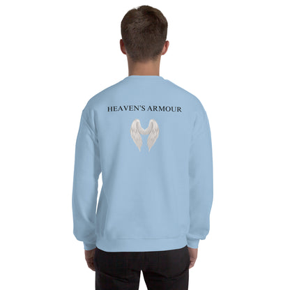 Alignment 222 Heaven's Armour Unisex Sweatshirt Light Blue