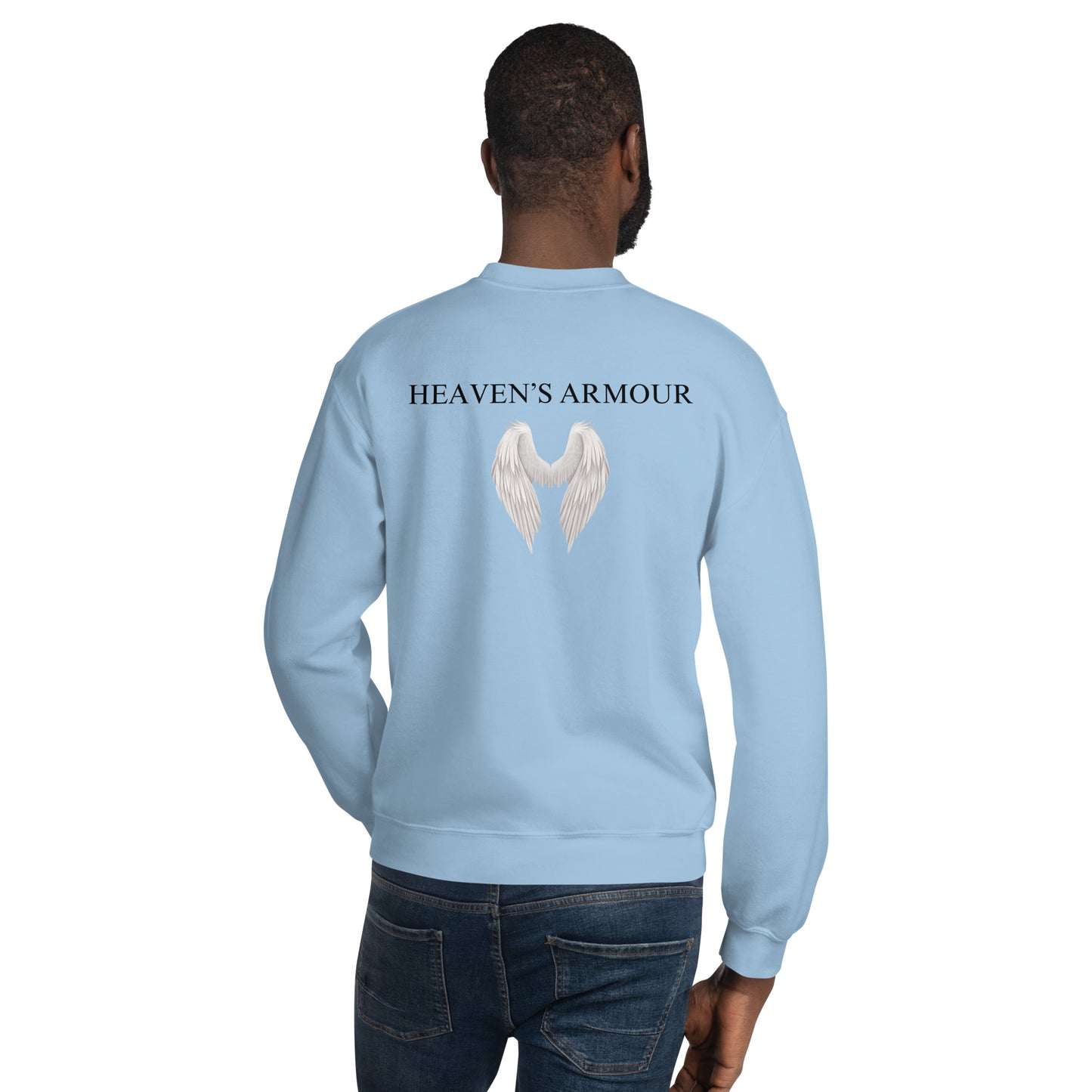 Protection 444 Heaven's Armour Unisex Sweatshirt Light Blue