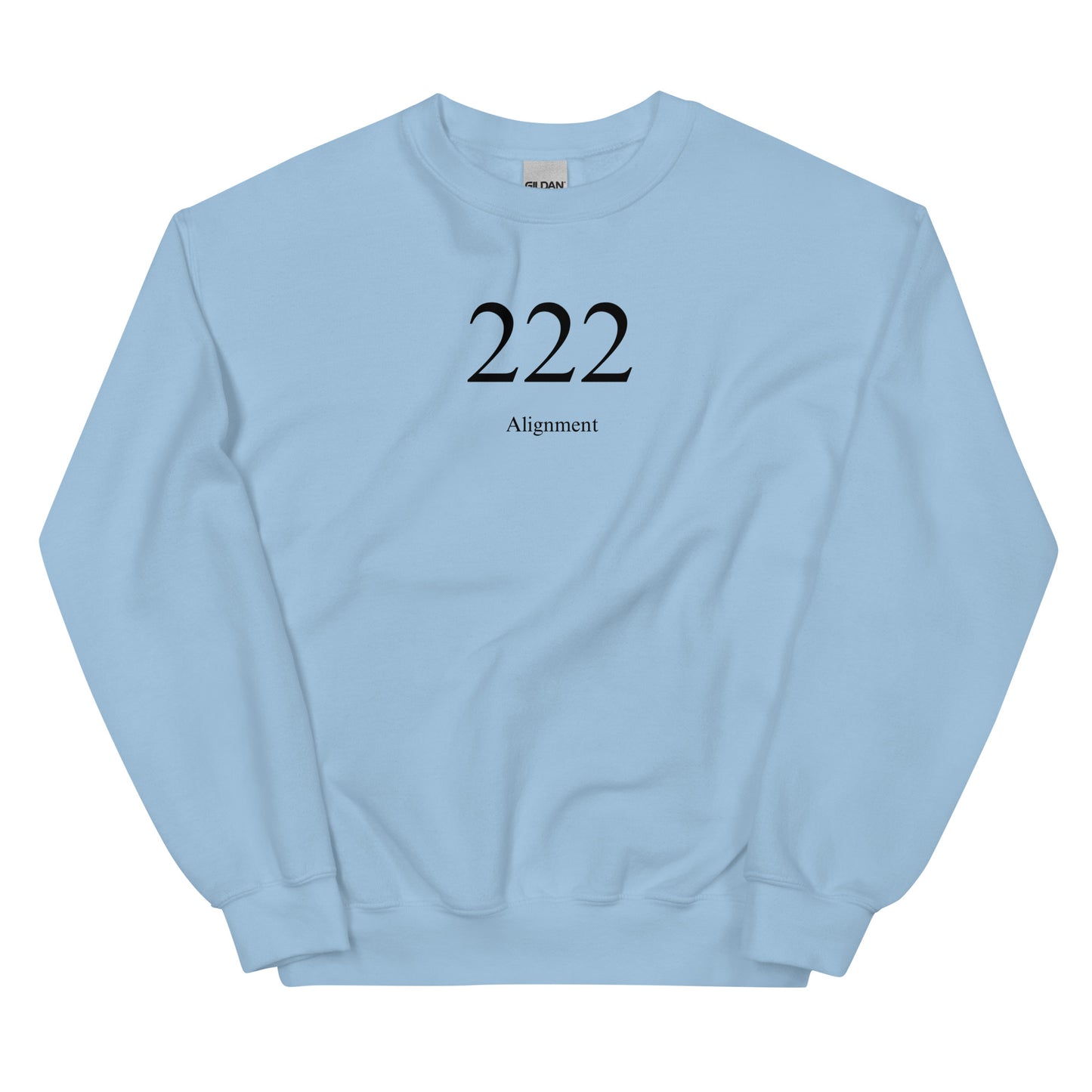 Alignment 222 Heaven's Armour Unisex Sweatshirt Light Blue