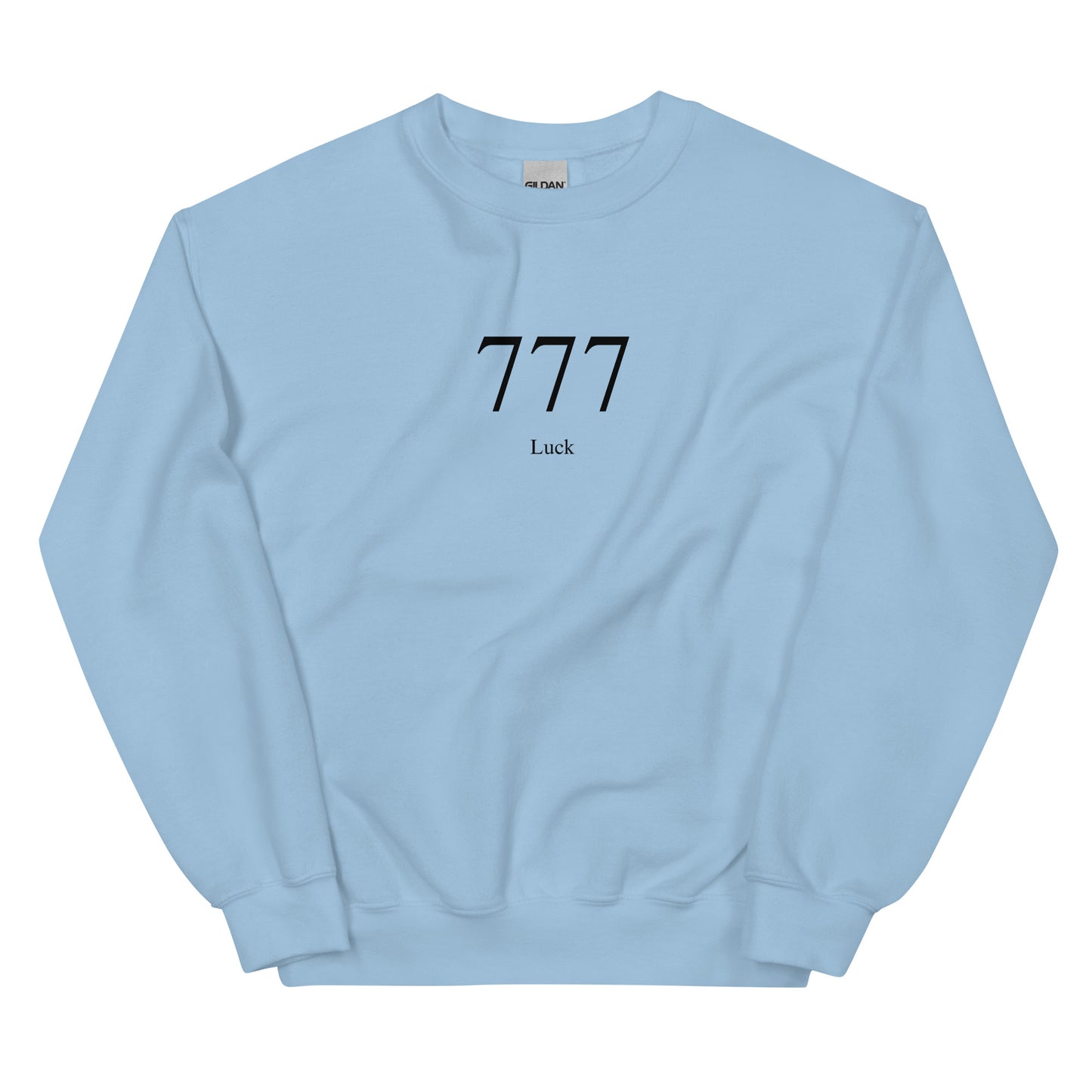Lucky 777 Heaven's Armour Unisex Sweatshirt Light Blue