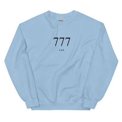 Lucky 777 Heaven's Armour Unisex Sweatshirt Light Blue