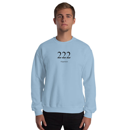 Alignment 222 Heaven's Armour Unisex Sweatshirt Light Blue