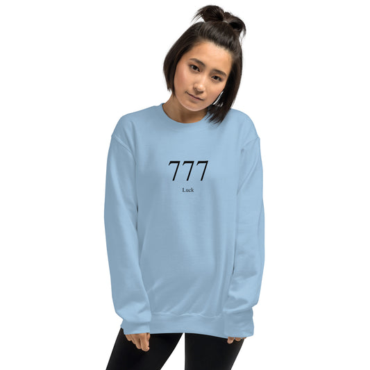 Lucky 777 Heaven's Armour Unisex Sweatshirt Light Blue