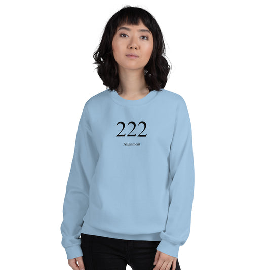 Alignment 222 Heaven's Armour Unisex Sweatshirt Light Blue