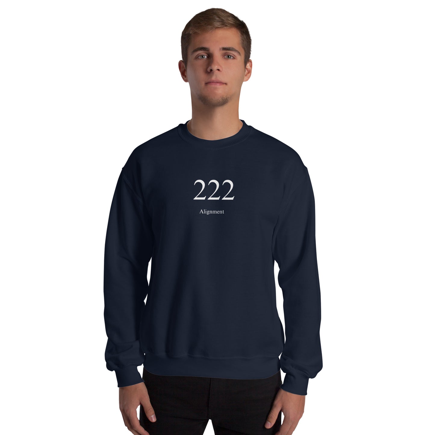 Alignment 222 Heaven's Armour Unisex Sweatshirt Navy