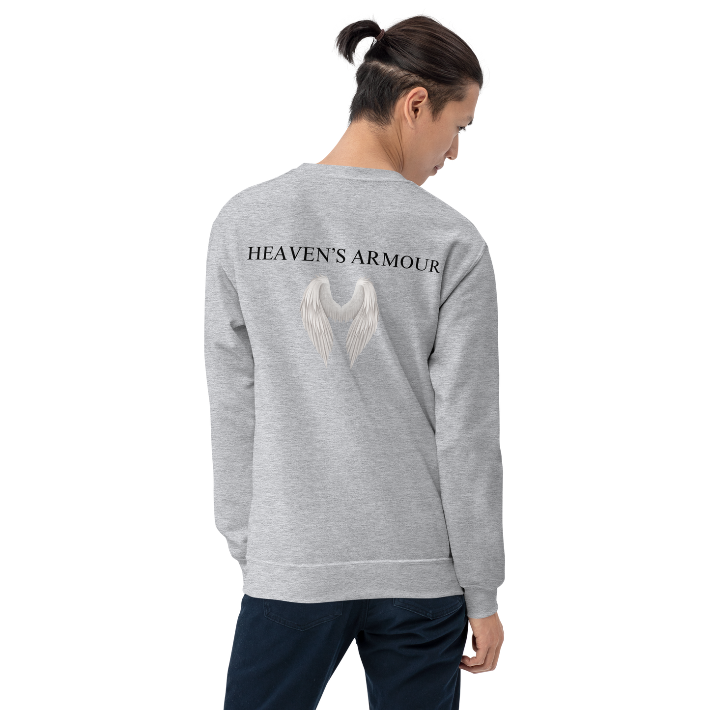 Protection 444 Heaven's Armour Unisex Sweatshirt Gray