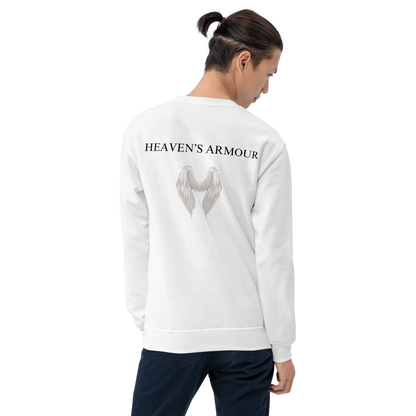 Alignment 222 Heaven's Armour Unisex Sweatshirt White