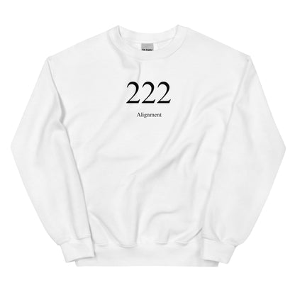 Alignment 222 Heaven's Armour Unisex Sweatshirt White