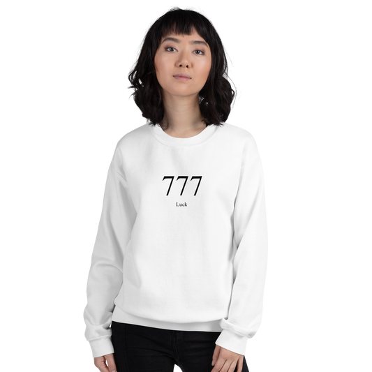 Lucky 777 Heaven's Armour Unisex Sweatshirt White